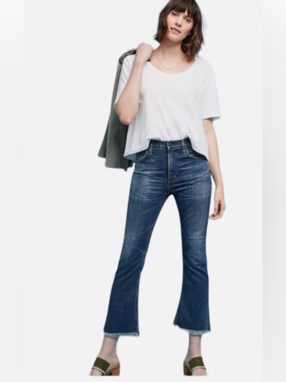 Citizens Of Humanity Drew Crop Flare Jeans size 25